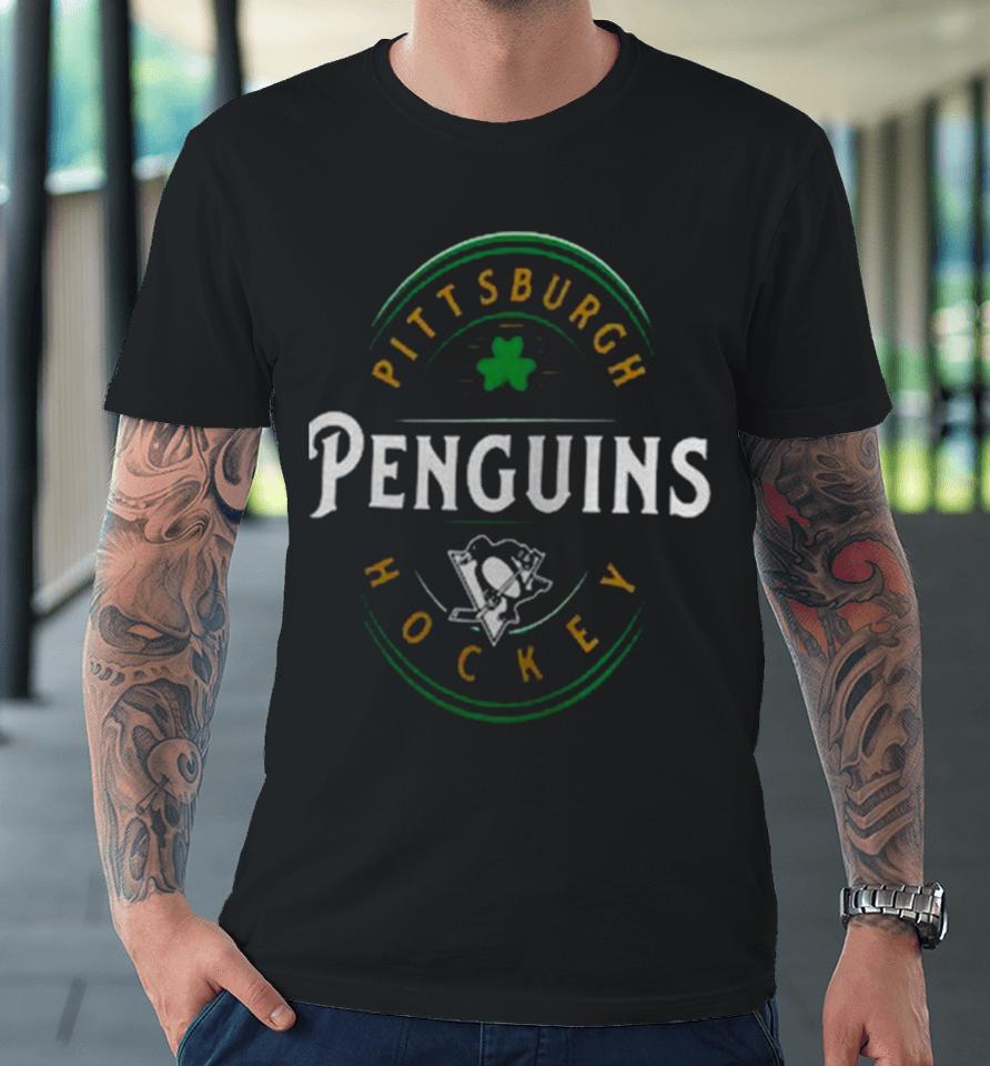 Pittsburgh Penguins Fanatics Branded St. Patrick’s Day Forever Lucky Premium T-Shirt