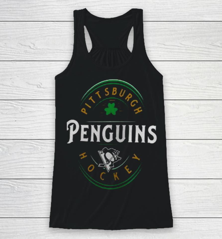 Pittsburgh Penguins Fanatics Branded St. Patrick’s Day Forever Lucky Racerback Tank