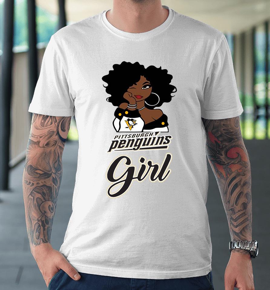 Pittsburgh Penguins Girl Nhl Premium T-Shirt