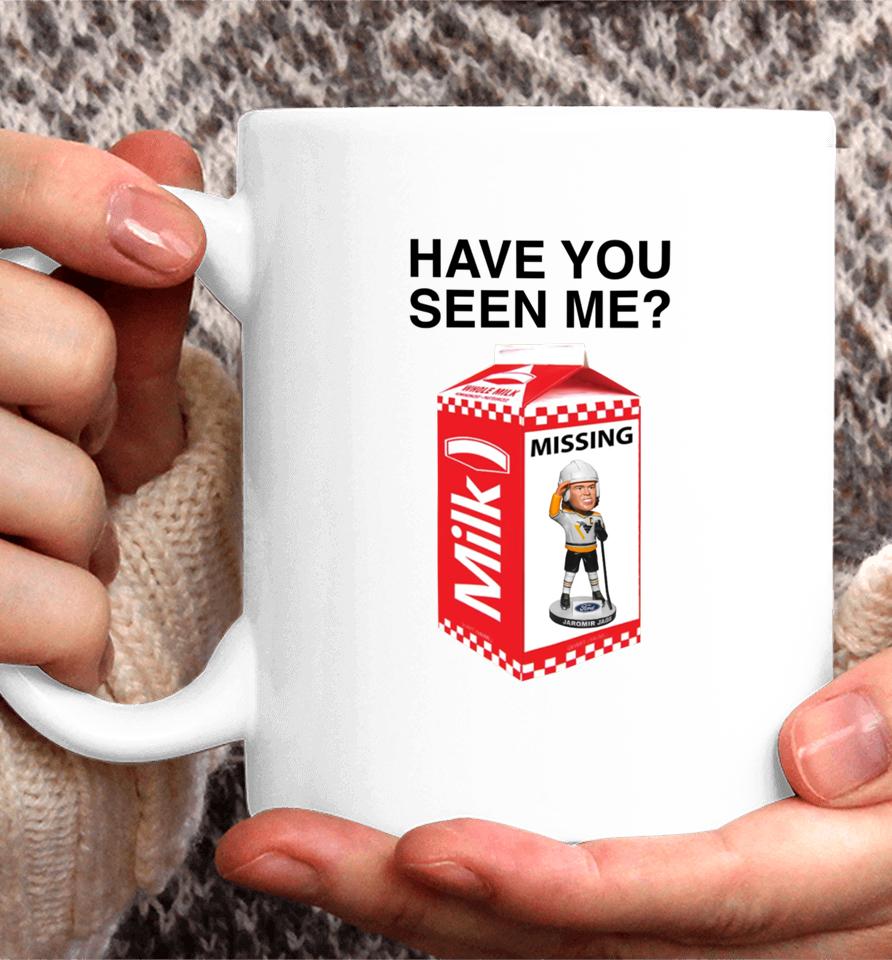 Pittsburgh Penguins Have You Seen Me Missing Milk Jaromír Jágr Coffee Mug