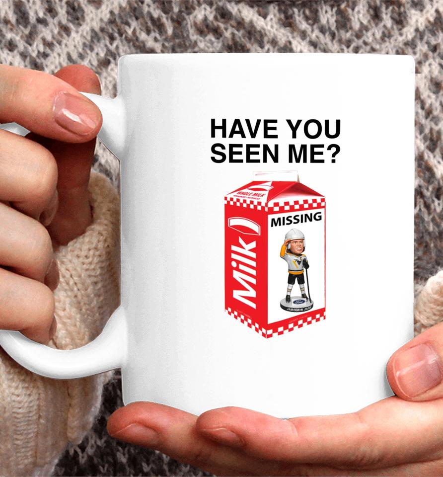 Pittsburgh Penguins Jaromír Jágr Have You Seen Me Missing Milk Coffee Mug