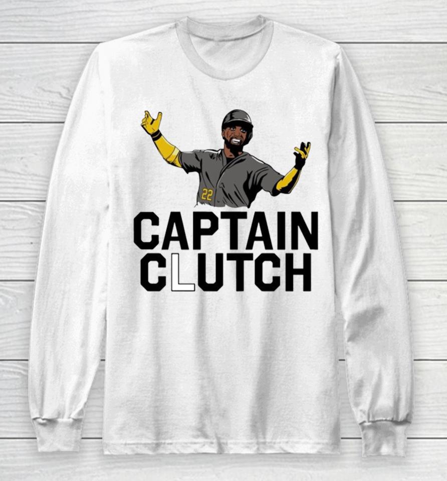 Pittsburgh Pirates Andrew Smiling Mccutchen Captain Clutch Long Sleeve T-Shirt