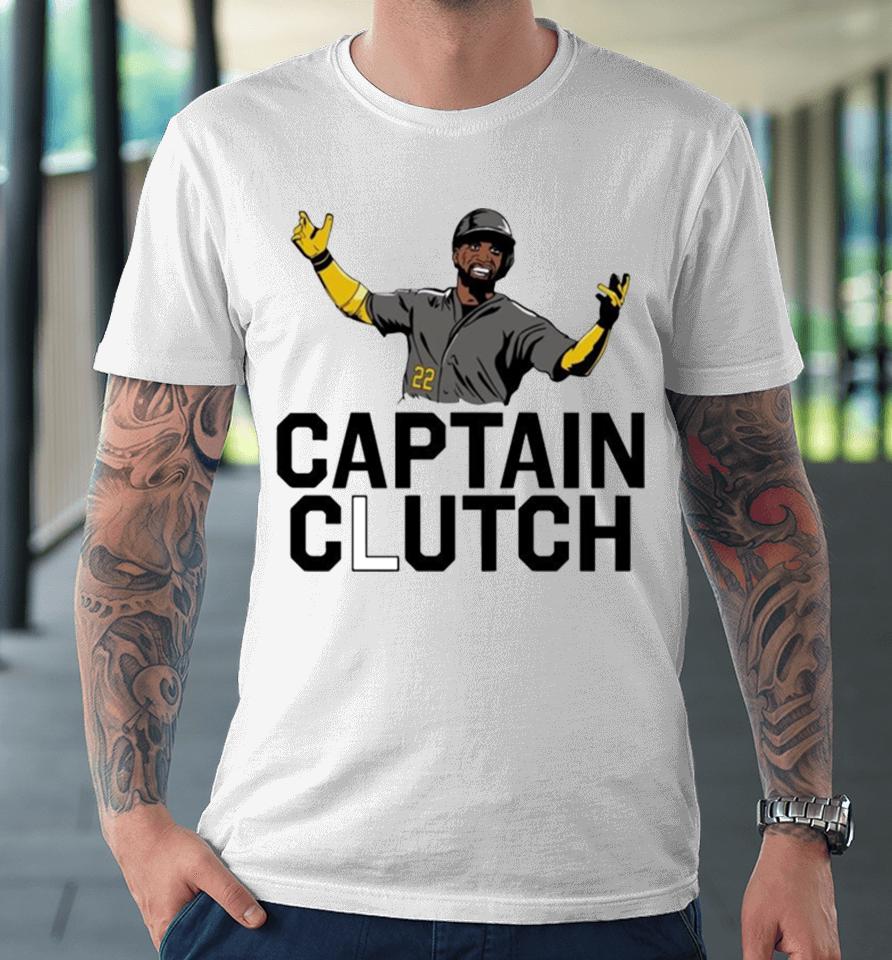 Pittsburgh Pirates Andrew Smiling Mccutchen Captain Clutch Premium T-Shirt