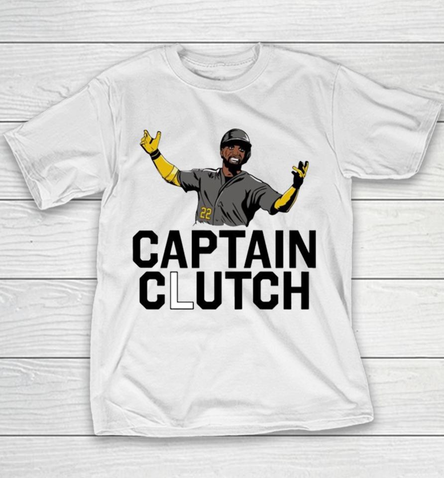 Pittsburgh Pirates Andrew Smiling Mccutchen Captain Clutch Youth T-Shirt