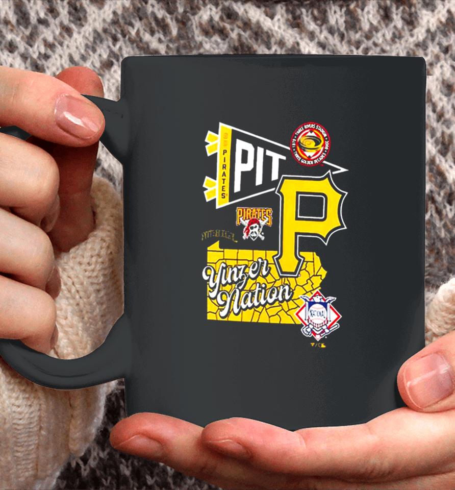 Pittsburgh Pirates Fanatics Branded Split Zone Coffee Mug