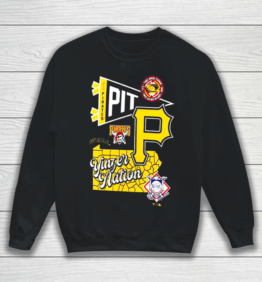 Pittsburgh Pirates Fanatics Branded Split Zone Sweatshirt