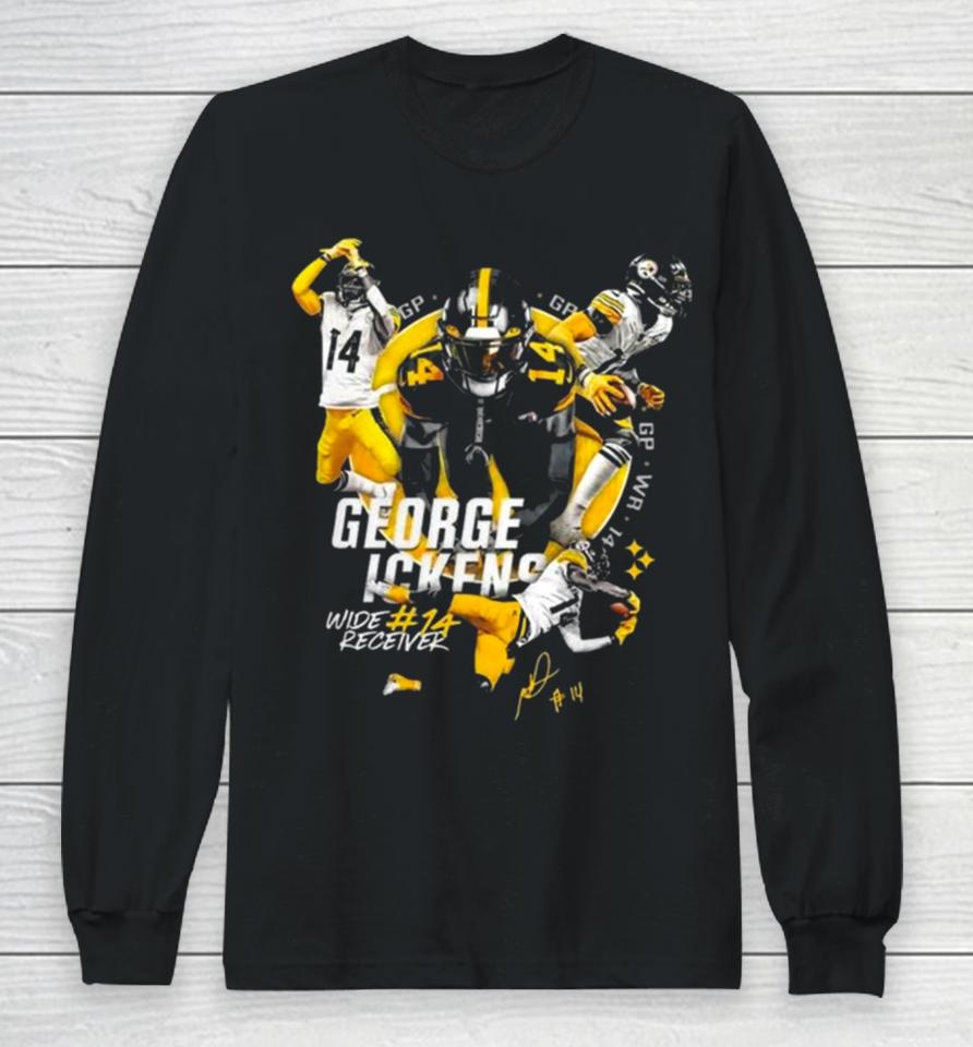 Pittsburgh Steelers George Pickens Wide Receiver Signature 2024 Long Sleeve T-Shirt