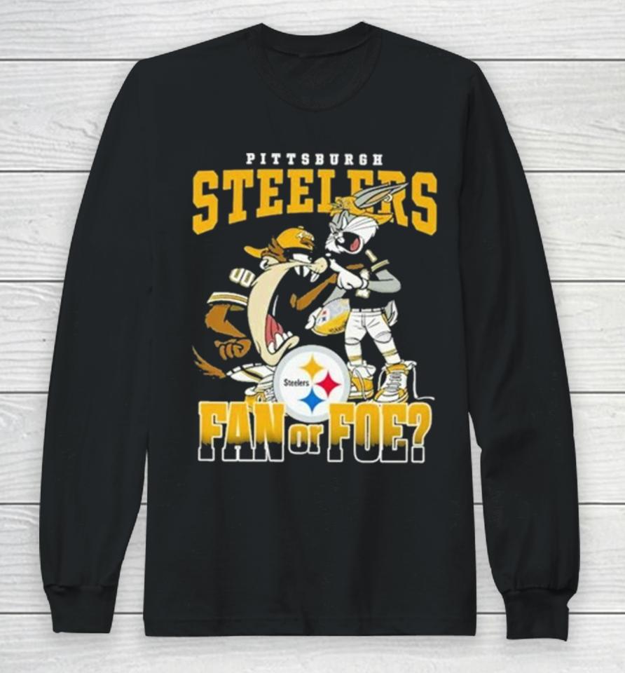 Pittsburgh Steelers Mascot Fan Or Foe 2024 Long Sleeve T-Shirt