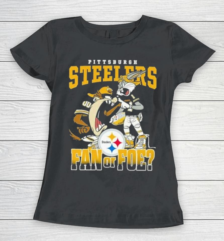 Pittsburgh Steelers Mascot Fan Or Foe 2024 Women T-Shirt