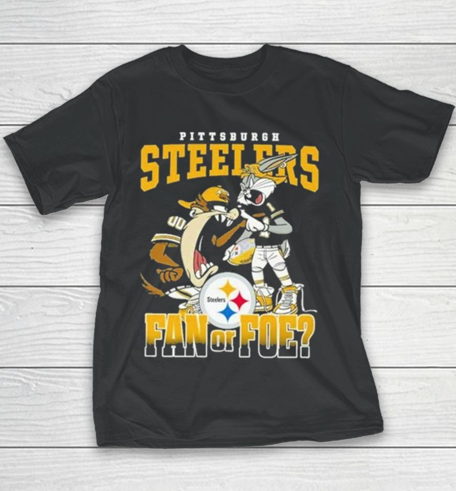 Pittsburgh Steelers Mascot Fan Or Foe 2024 Youth T-Shirt
