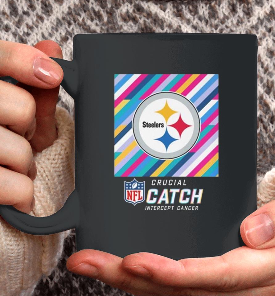 Pittsburgh Steelers Nfl Crucial Catch Intercept Cancer Coffee Mug