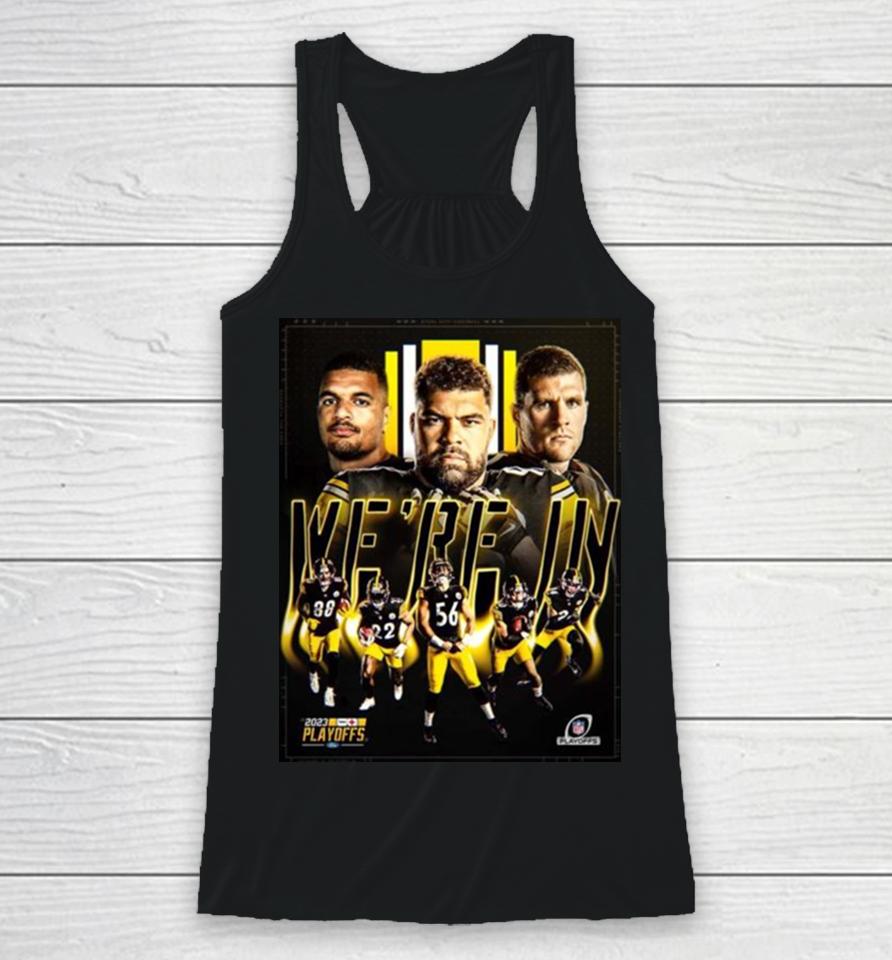 Pittsburgh Steelers Playoff Bound Nfl 2023 We’re In Racerback Tank