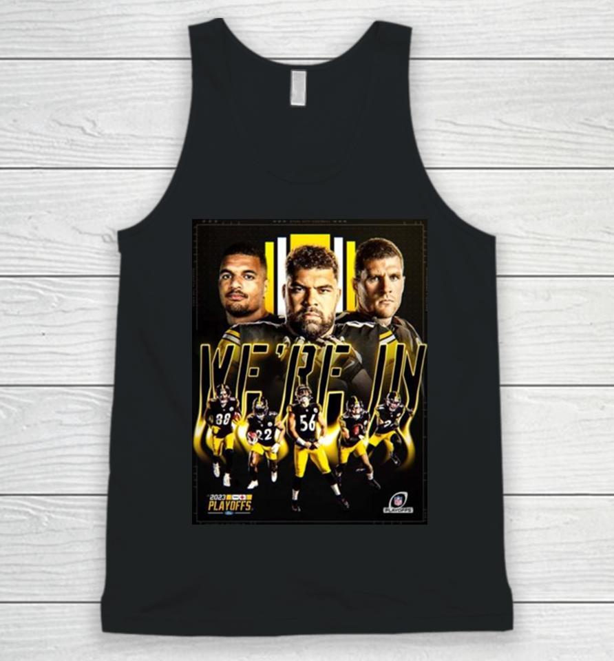 Pittsburgh Steelers Playoff Bound Nfl 2023 We’re In Unisex Tank Top