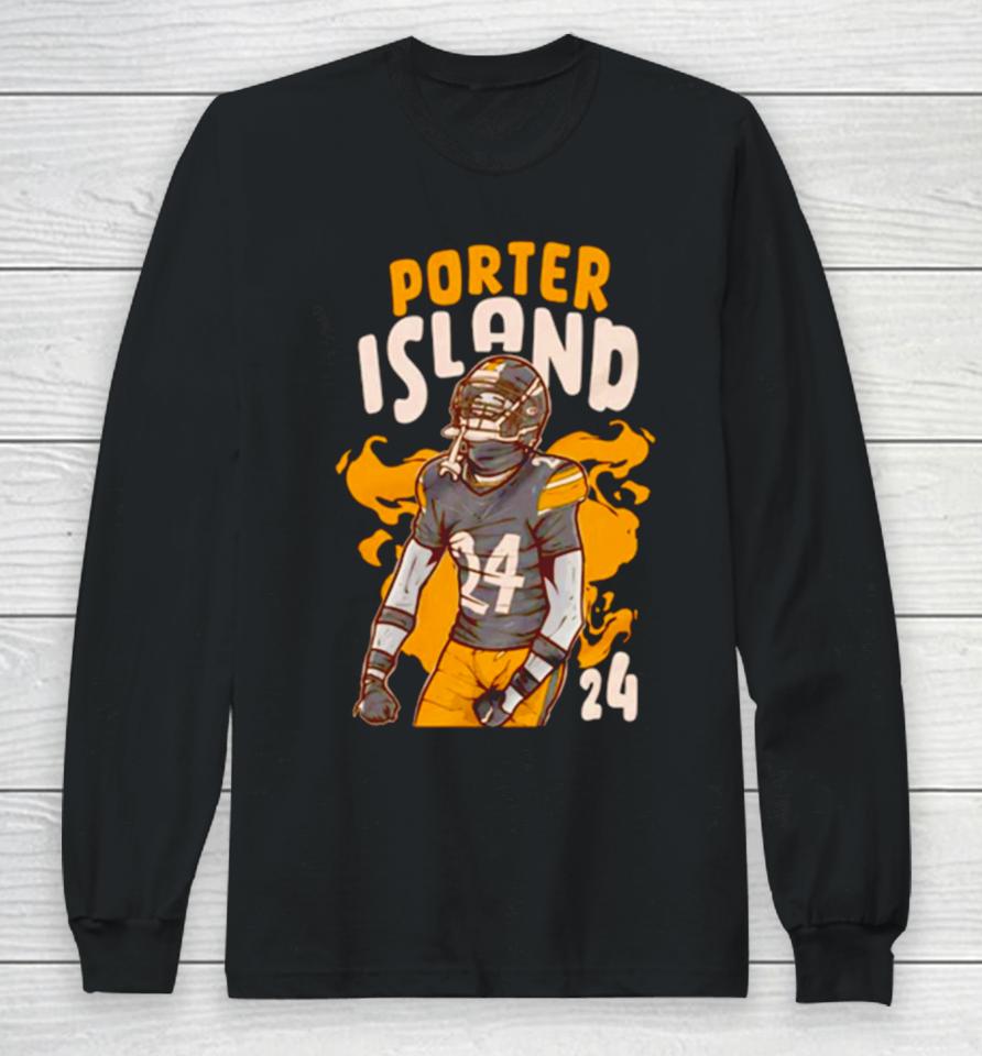Pittsburgh Steelers Porter Island Splash 24 Long Sleeve T-Shirt