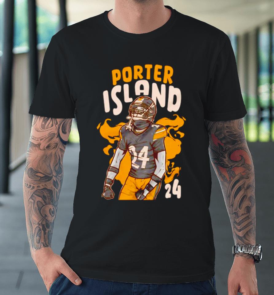 Pittsburgh Steelers Porter Island Splash 24 Premium T-Shirt
