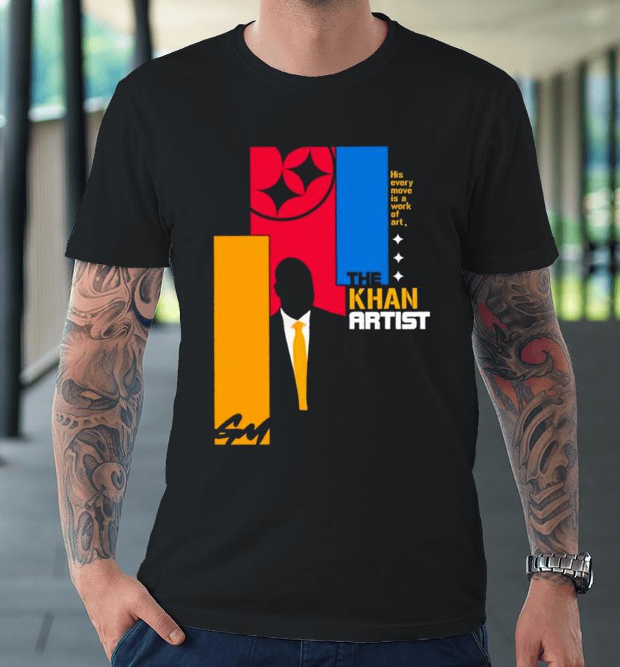 Pittsburgh Steelers The Khan Artist Premium T-Shirt