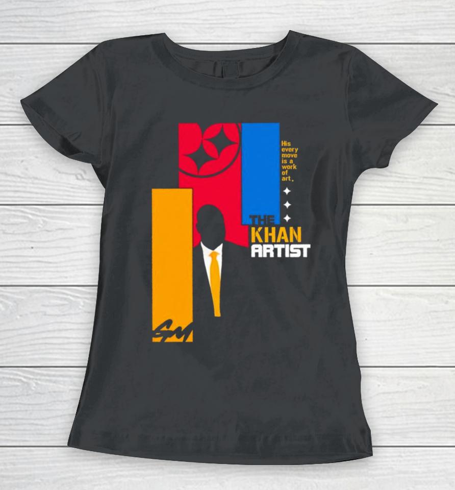 Pittsburgh Steelers The Khan Artist Women T-Shirt