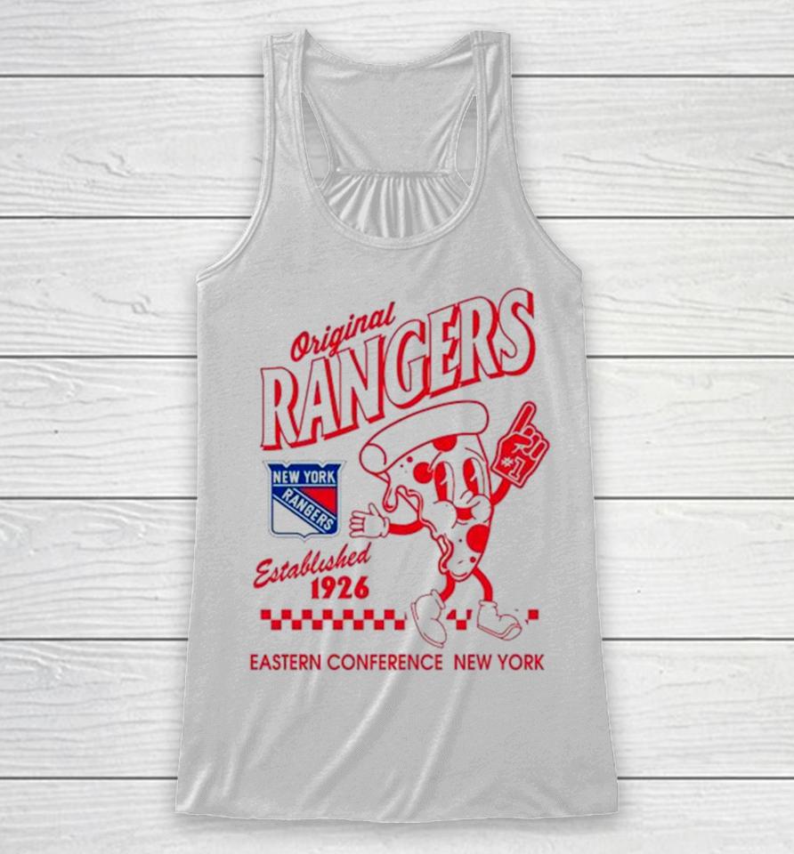 Pizza Glove #1 New York Rangers Eastern Conference Racerback Tank