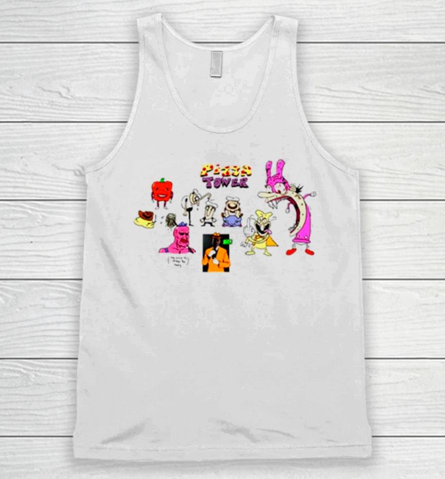 Pizza Tower And Killed Unisex Tank Top