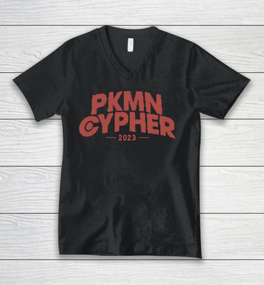 Pkmn Cypher Unisex V-Neck T-Shirt
