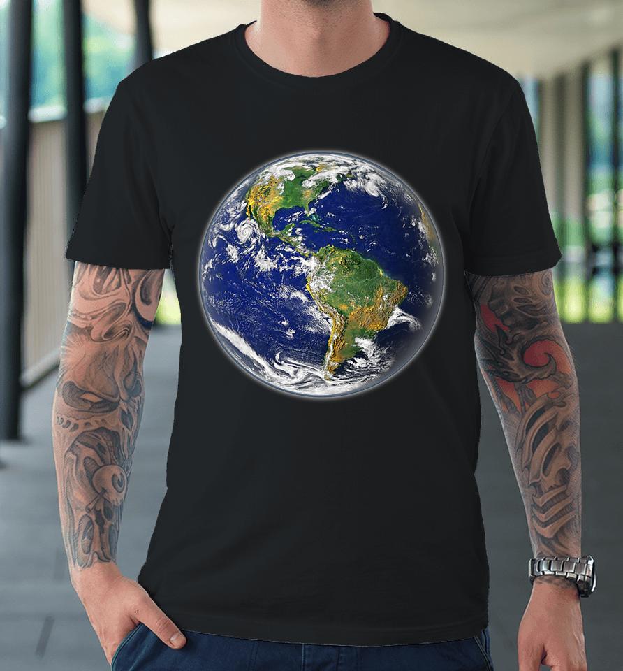 Planet Earth Globe For Earth Day Premium T-Shirt