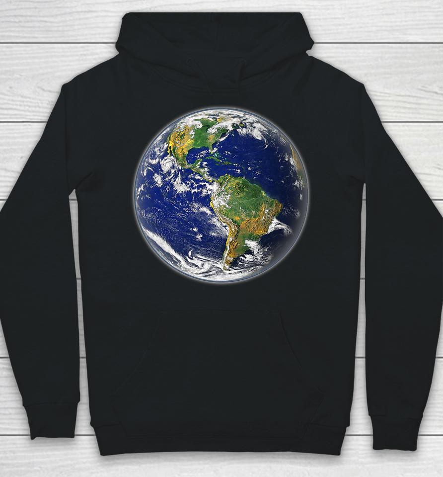 Planet Earth Globe For Earth Day Hoodie