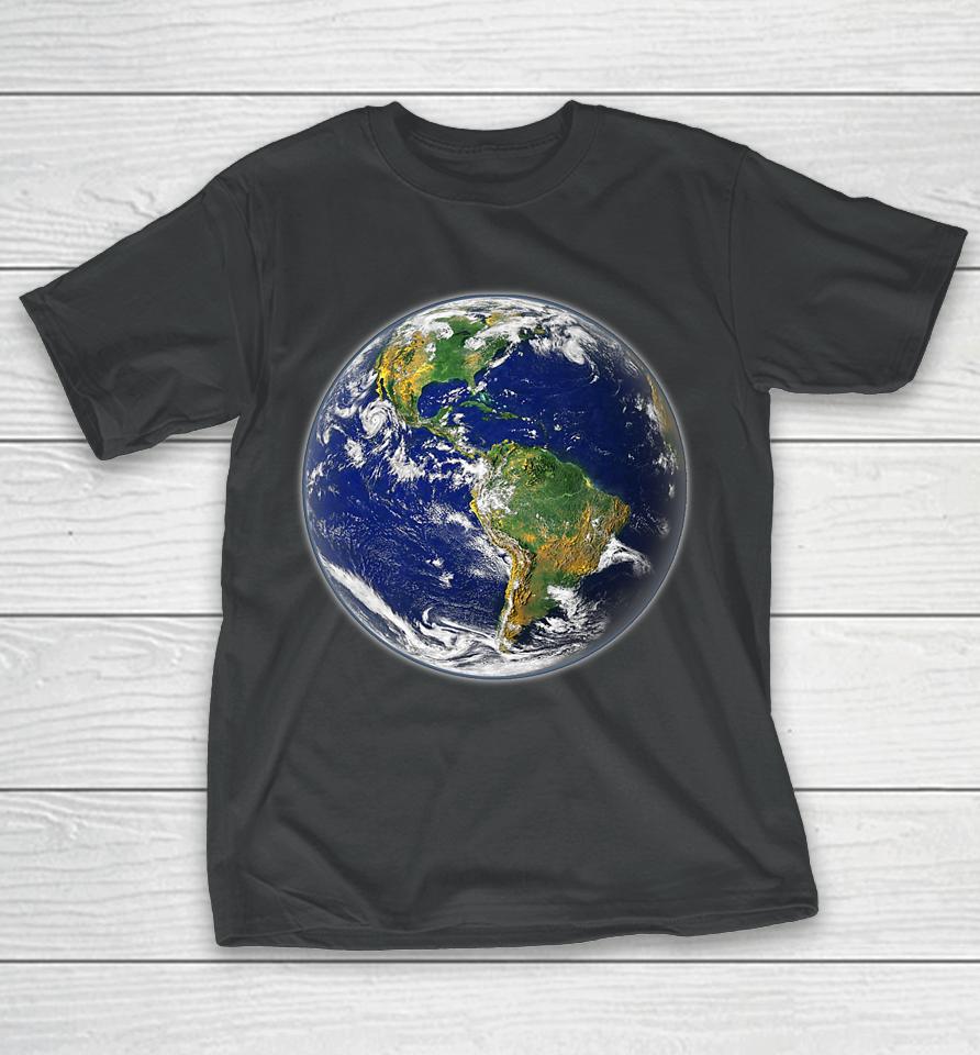 Planet Earth Globe For Earth Day T-Shirt