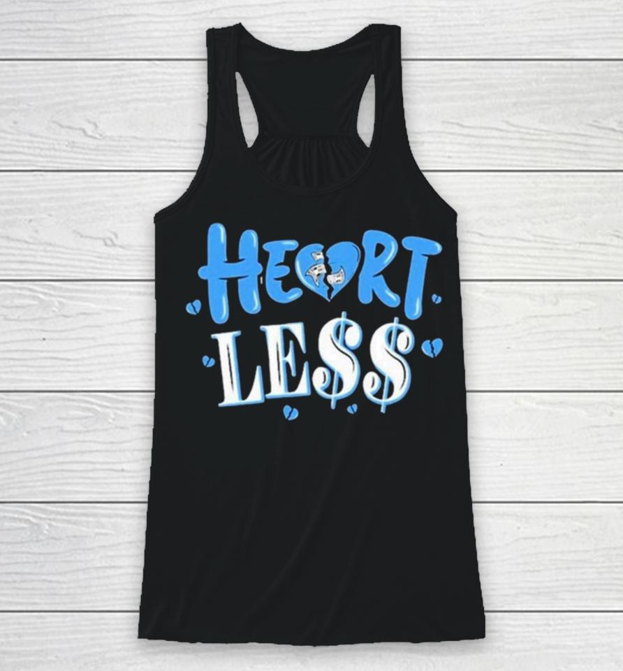 Planet Of The Grapes Heart Less Racerback Tank