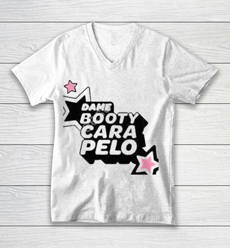 Planetamiko Dame Booty Cara Pelo Unisex V-Neck T-Shirt