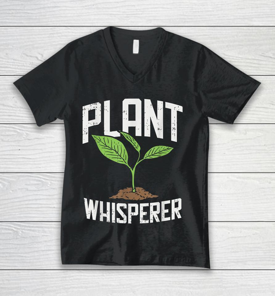 Plant Whisperer Garden Unisex V-Neck T-Shirt