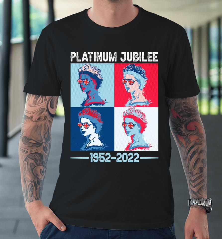 Platinum Jubilee British Monarch Queen 70 Years 2022 Jubilee Premium T-Shirt