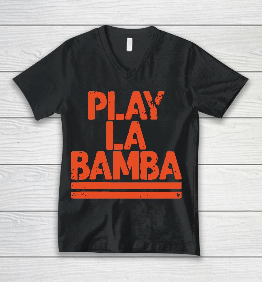 Play La Bamba Unisex V-Neck T-Shirt