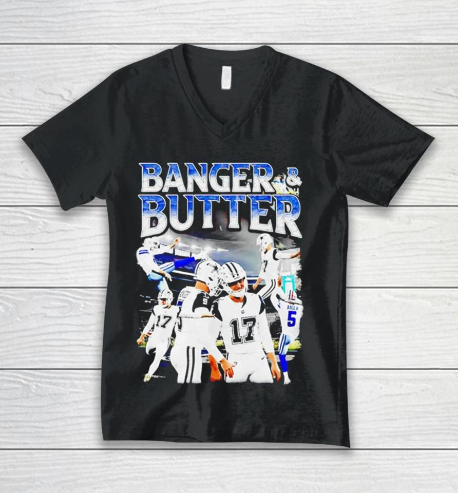 Players Dallas Cowboys Banger And Butter Unisex V-Neck T-Shirt