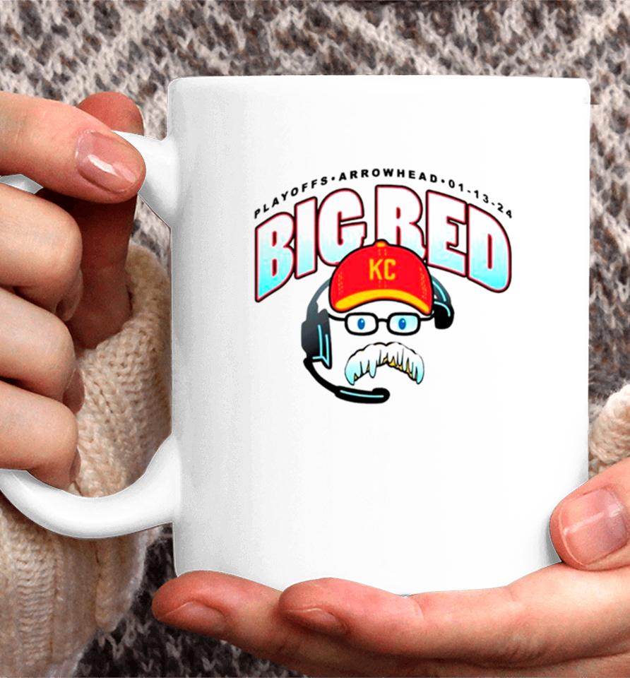 Playoffs Arrowhead Big Red Kansas City Chiefs Coach Big Red 2023 Super Season Coffee Mug