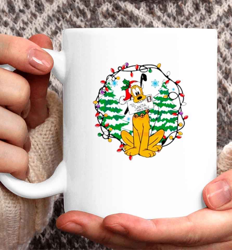 Pluto To Santa North Pole Merry Christmas Coffee Mug