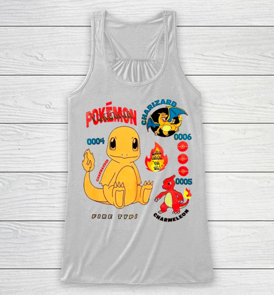 Pokemon Charmander Evolutions Youth Boxlunch Exclusive Racerback Tank
