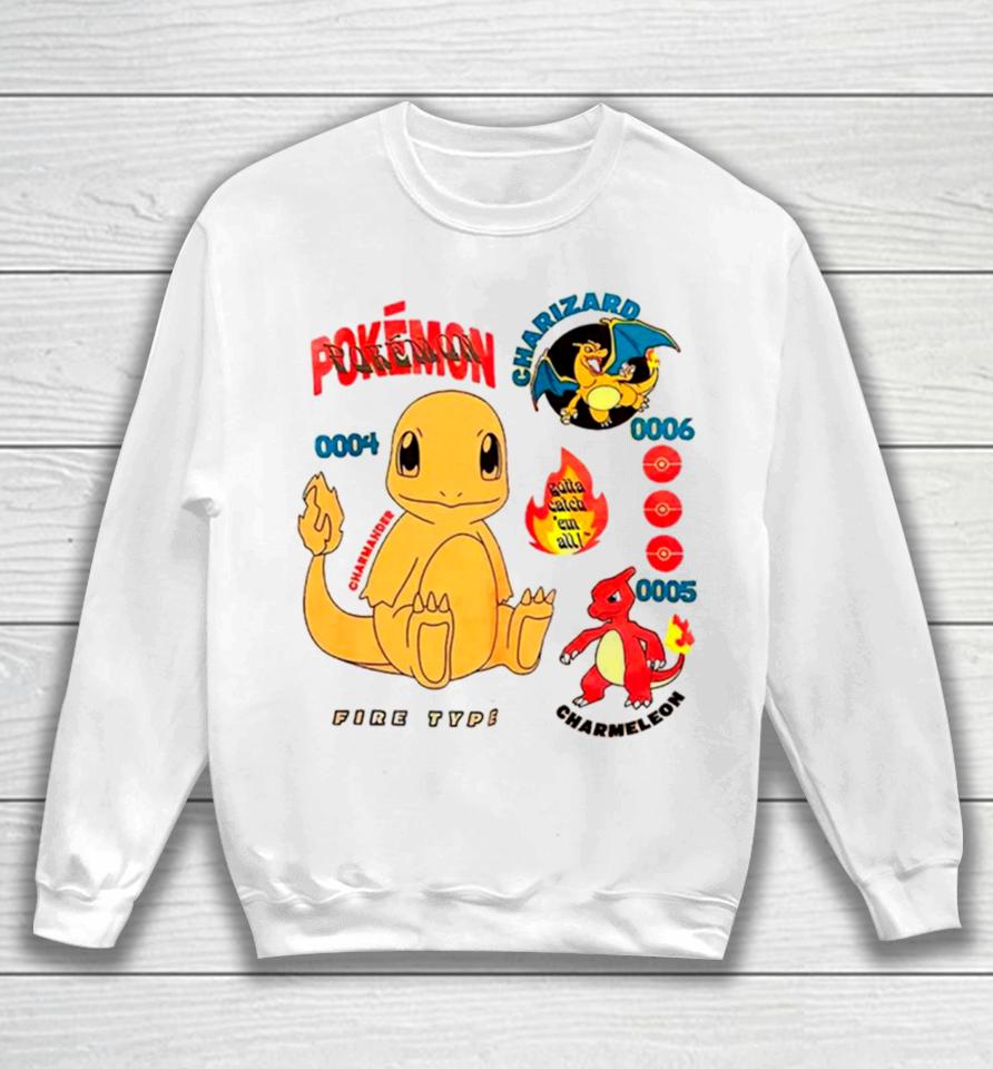 Pokemon Charmander Evolutions Youth Boxlunch Exclusive Sweatshirt