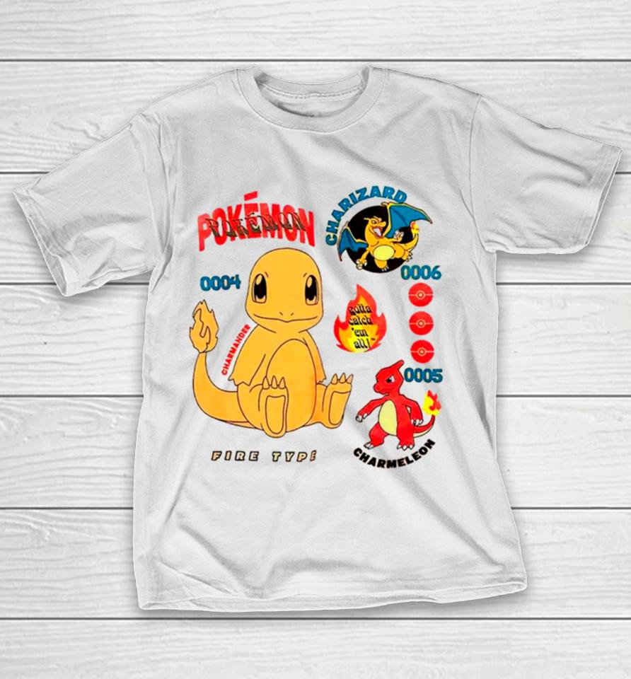 Pokemon Charmander Evolutions Youth Boxlunch Exclusive T-Shirt