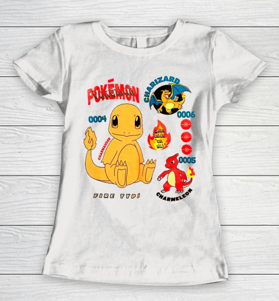 Pokemon Charmander Evolutions Youth Boxlunch Exclusive Women T-Shirt