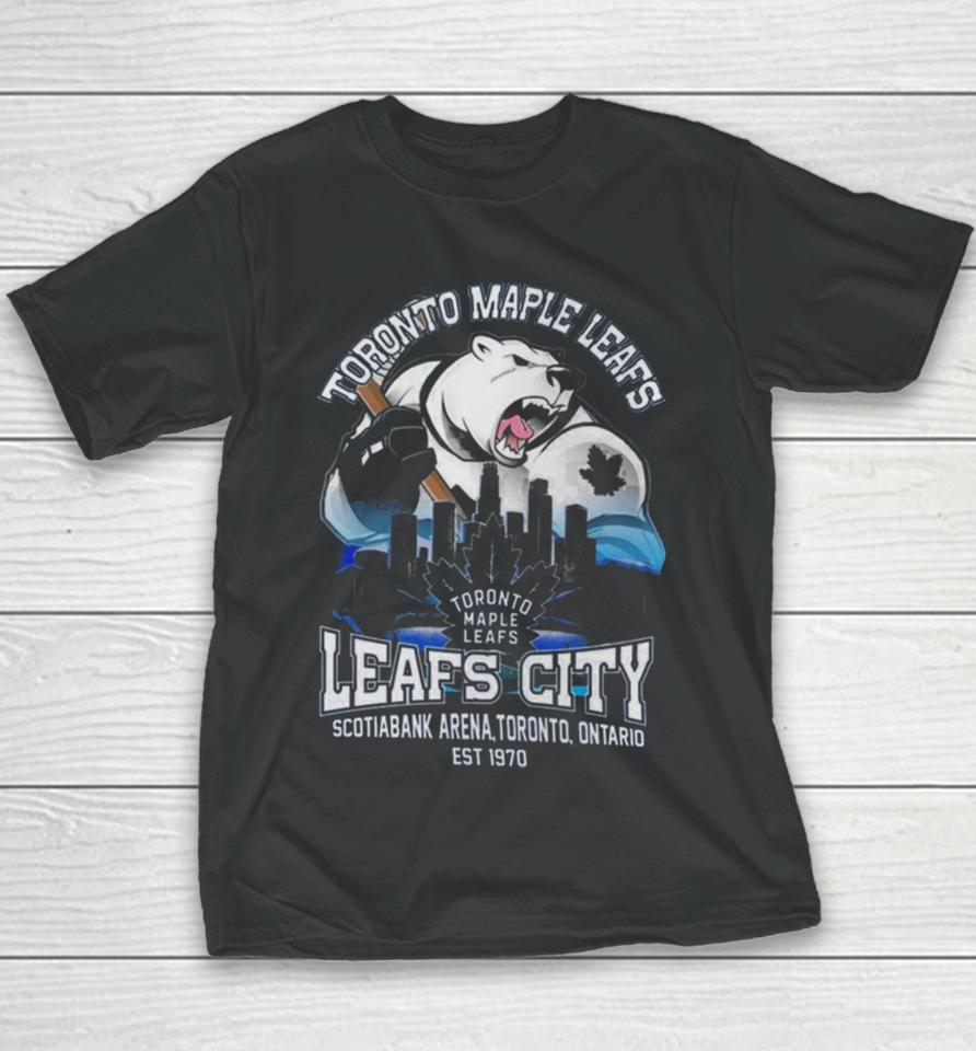 Polar Bears Toronto Maple Leafs Ice Hockey City Scotiabank Arena Est. 1970 Youth T-Shirt