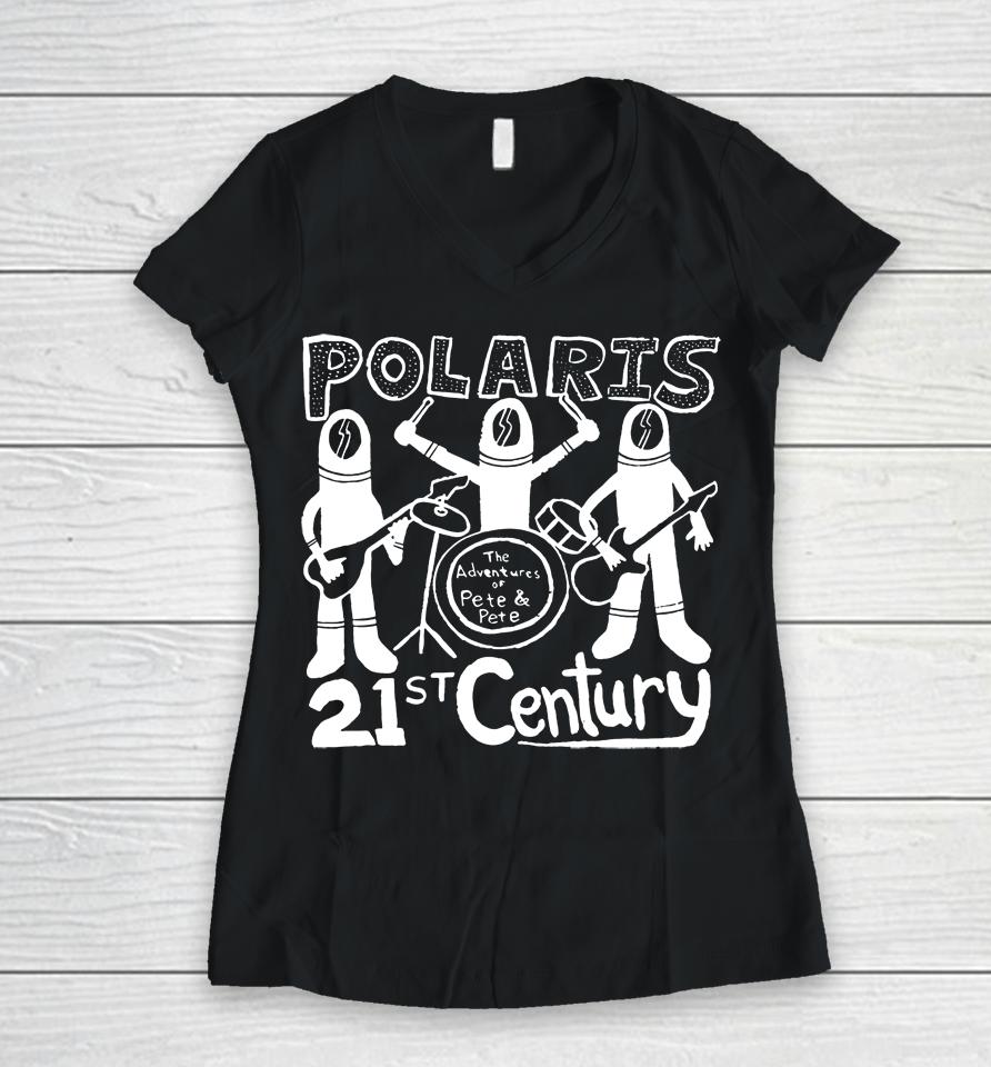 Polaris 21St Century Women V-Neck T-Shirt