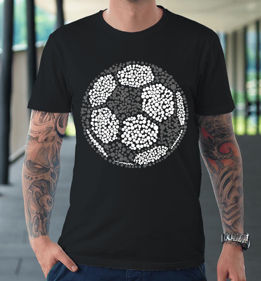 Polka Dot Soccer Lover Player International Dot Day Premium T-Shirt