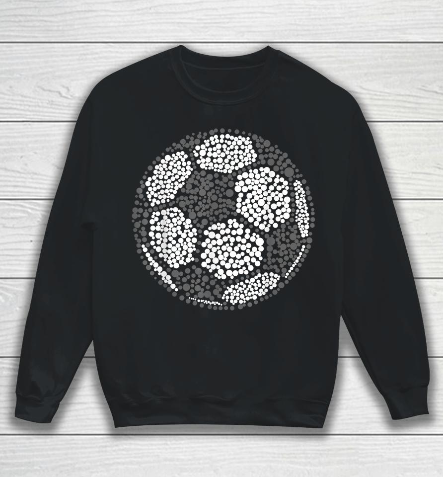Polka Dot Soccer Lover Player International Dot Day Sweatshirt