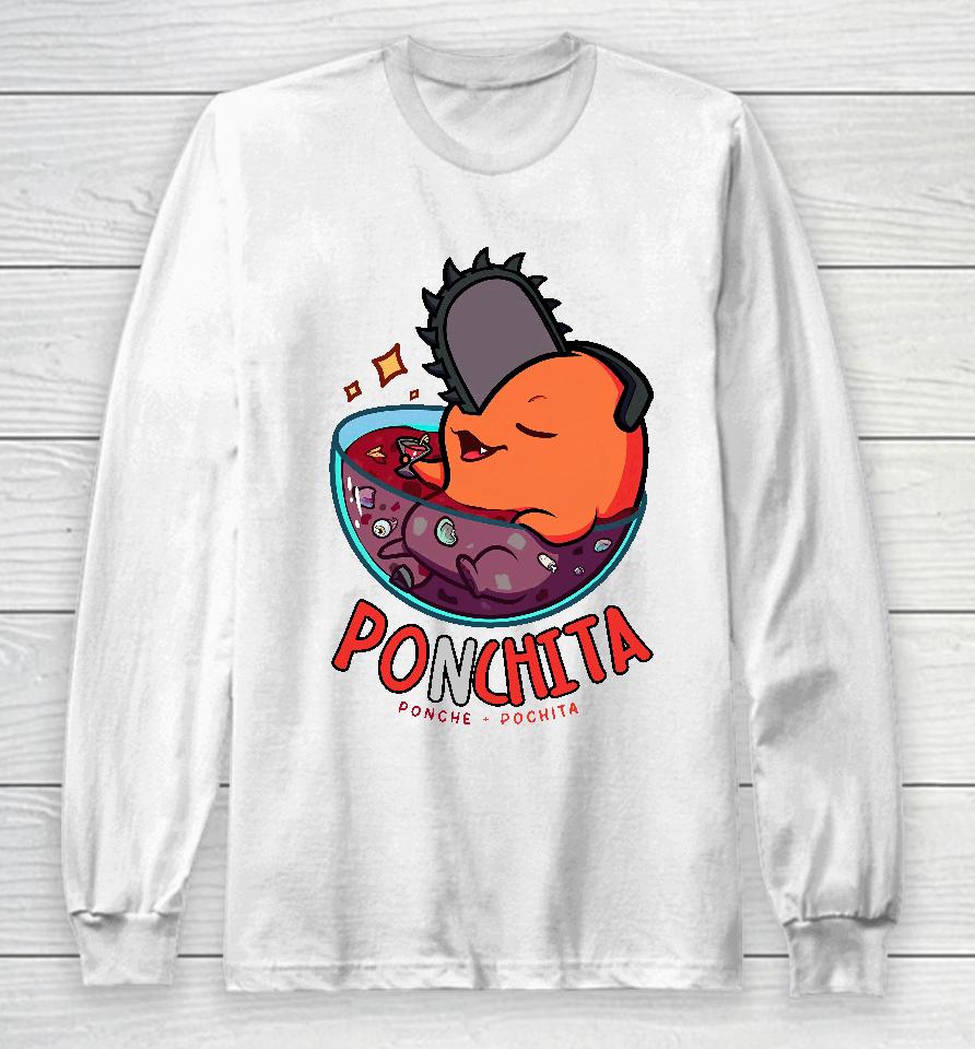 Ponchita Ponche Pochita Long Sleeve T-Shirt