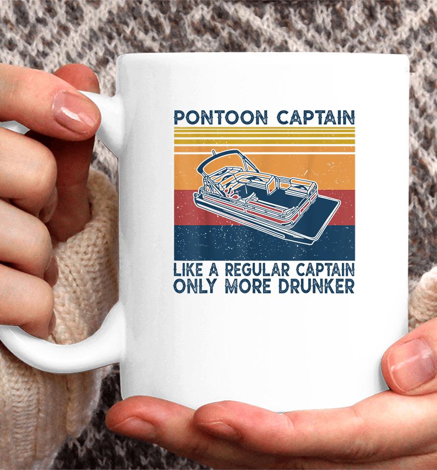 Pontoon Captain Like A Regular Captain Coffee Mug