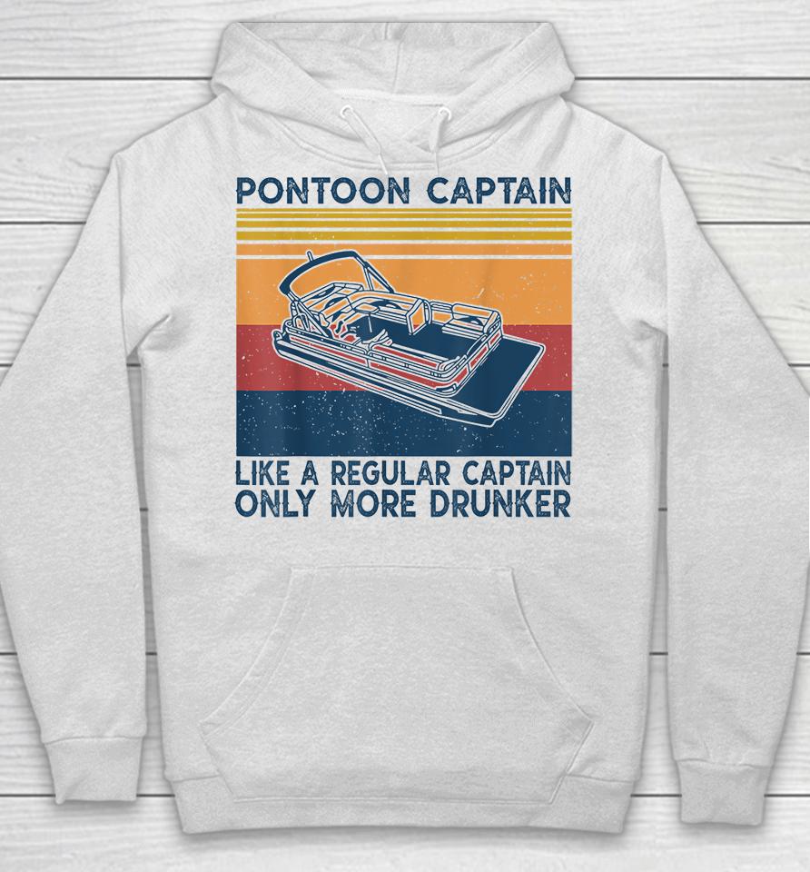 Pontoon Captain Like A Regular Captain Hoodie