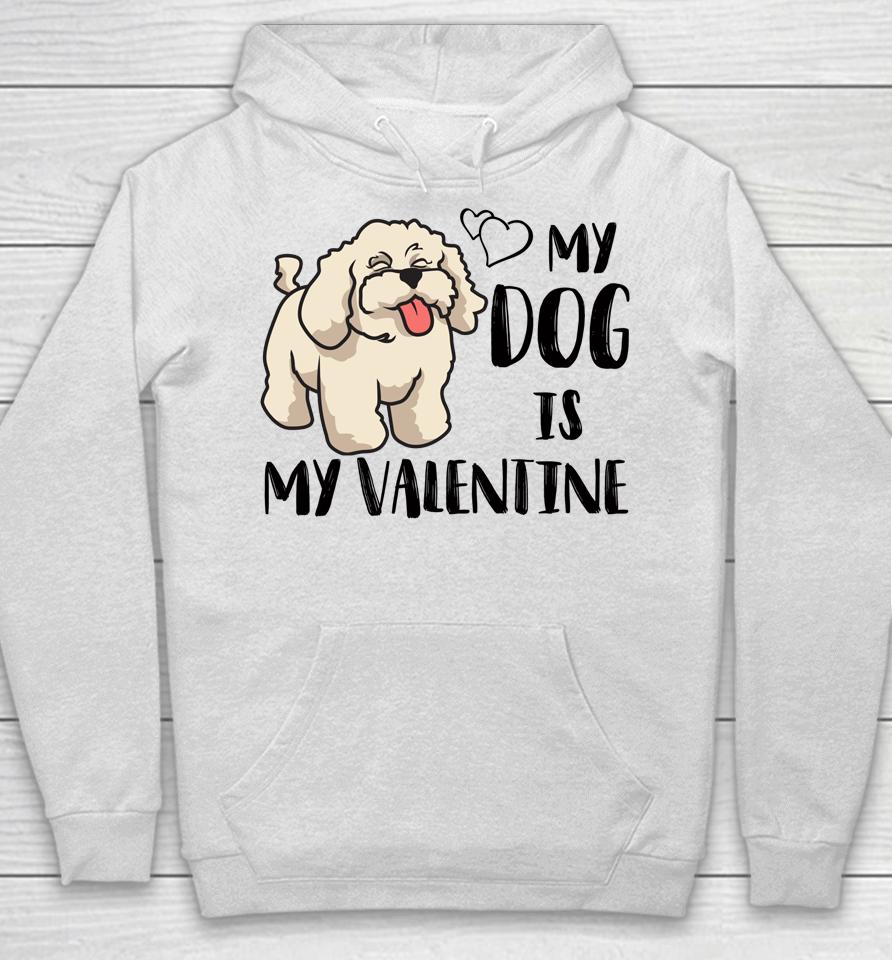 Poodle My Dog Is My Valentine Couples Matching Valentines Hoodie