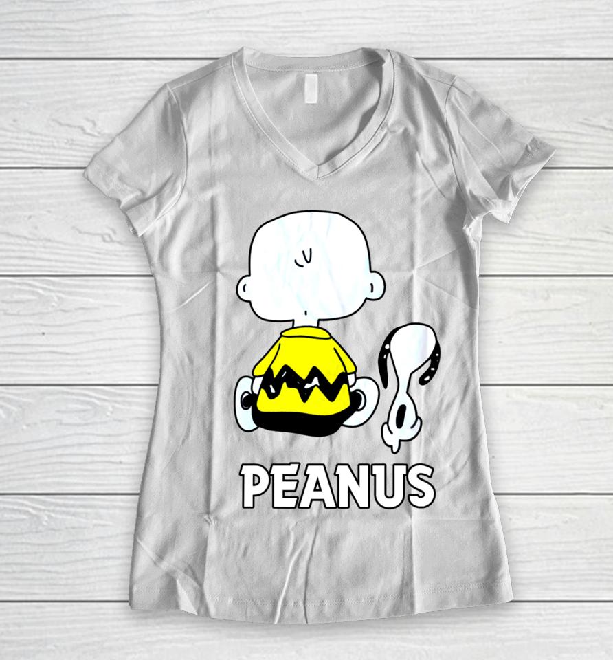 Poorly Translated Shirt Peanus Women V-Neck T-Shirt