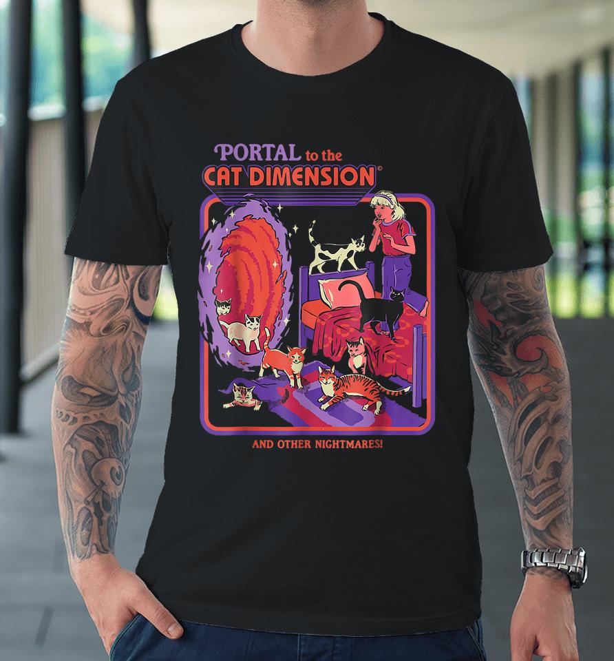 Portal To The Cat Dimension Halloween Premium T-Shirt
