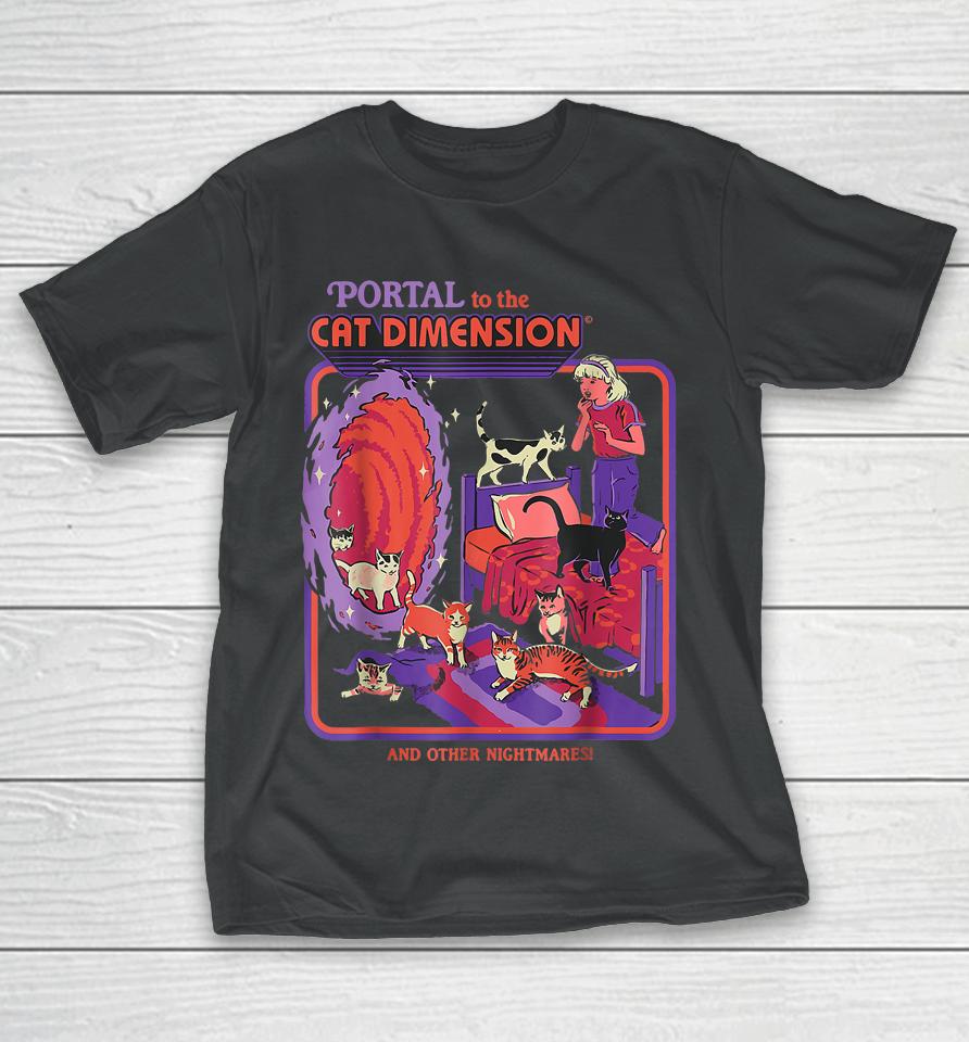 Portal To The Cat Dimension Halloween T-Shirt